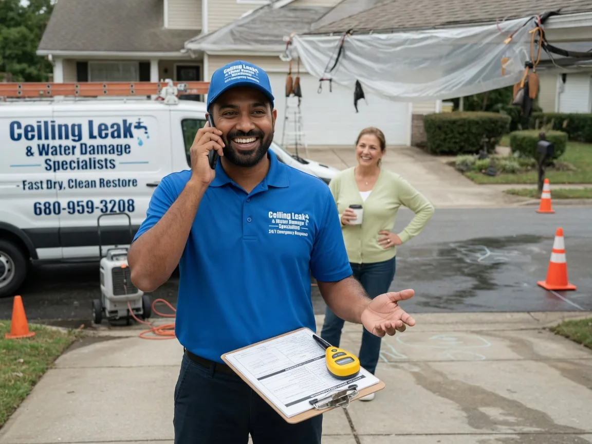 Ceiling Leak Cleanup Pleasanton, CA FAQs